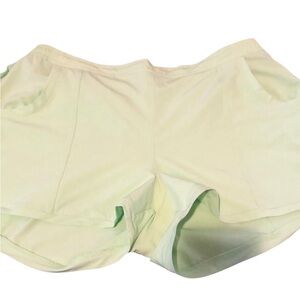 Athleta large fits mint green athletic shorts with pockets never worn